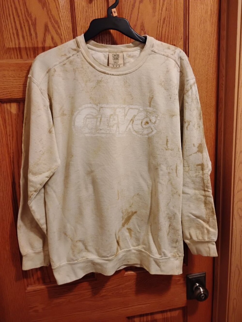 Comfort Colors Color Blast Crewneck Graphic Sweatshirt GLVC Mens Size M